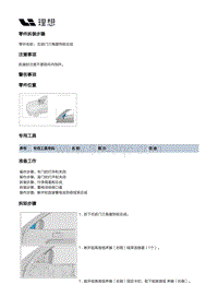 X02-内饰-前门装饰板装置-右前门装饰板部件-右前门三角窗饰板总成