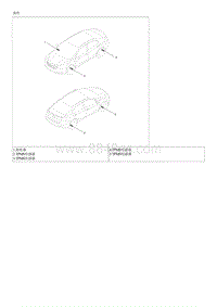 2013起亚K3维修手册G1.8-部件及部件位置