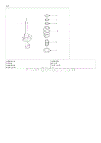 2019起亚K3维修手册G1.6-前减振器总成