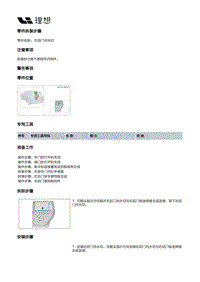 X04-开闭件-右后门附件装置-右后门密封件部件-右后门内水切