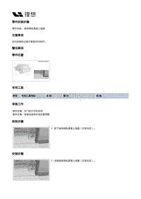 X04-座椅-驾驶员座椅装置-驾驶员座椅总成部件-座椅滑轨罩盖上端盖