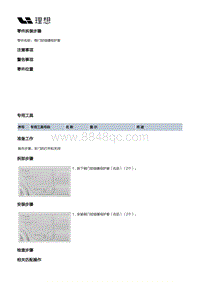 X04-开闭件-右后门装置-侧门铰链螺母护套