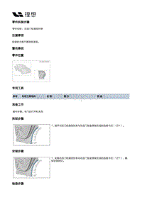 X04-开闭件-右后门附件装置-右后门密封件部件-右后门轮眉密封条