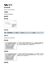 X04-开闭件-右后门附件装置-右后门密封件部件-右后门门槛防尘条