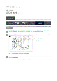 2012 Defender 后门窗玻璃