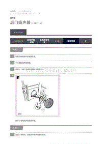 2016 Defender 后门扬声器