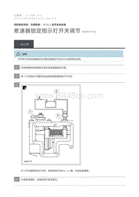 2016 Defender 差速器锁定指示灯开关调节