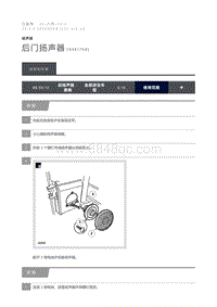 2012 Defender 后门扬声器