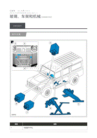 2012 Defender 玻璃 车架和机械