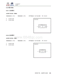 2018北汽昌河A6端子图 8.24 雾灯系统