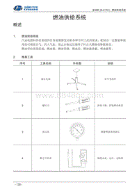 2017北汽昌河M70 03-燃油供给系统