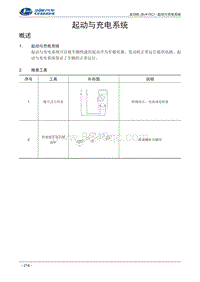 2017北汽昌河M70 09-起动与充电系统