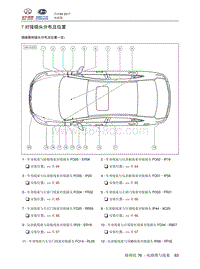 2018北汽昌河A6 76.07 对接插头分布及位置