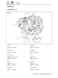 2018北汽昌河A6 34.05 左箱体组件