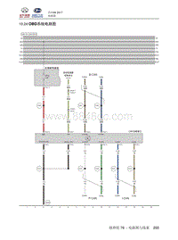 2018北汽昌河A6 10.24 OBD系统电路图