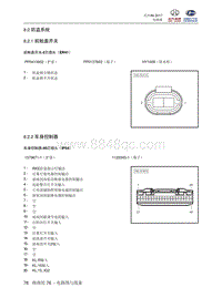 2018北汽昌河A6端子图 8.02 防盗系统