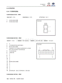 2018北汽昌河A6端子图 8.34 供电系统