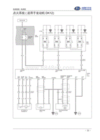 2016福瑞达k21 k22 点火系统 适用于发动机DK12 