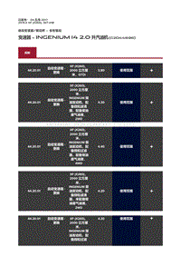 2019捷豹XF X260 变速器 Ingenium I4 2.0 升汽油机