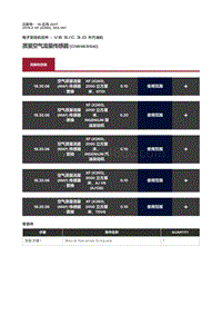 2019捷豹XF X260 质量空气流量传感器