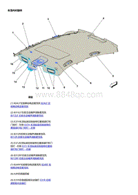 车顶内衬部件
