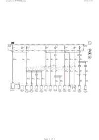 2018凯迪拉克XTS电路图 F1UA F2UA F21UA F22UA F24UA F25UA 和 F71UA 保险丝