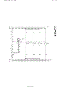 2018凯迪拉克XTS电路图 5V1 5V2 和低电平参考电压总线 1-2 