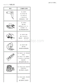 2015别克昂科威 11.3.7-专用工具和设备