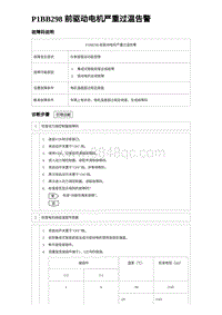 2024比亚迪元UP诊断 P1BB298前驱动电机严重过温告警