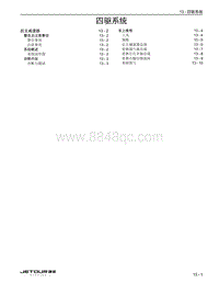 2023捷途旅行者 13 四驱系统 