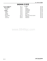 2023捷途旅行者 02 840AHA 变速器 