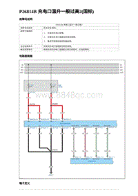 2023元PLUS纯电诊断 P26814B 充电口温升一般过高2 国标 