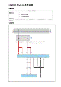 2023元PLUS纯电诊断 U015987 与VTOG丢失通信