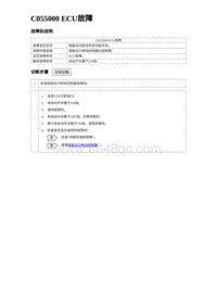 2023元PLUS纯电诊断 C055000 ECU故障