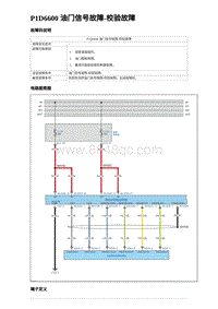 2023元PLUS纯电诊断 P1D6600 油门信号故障-校验故障