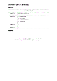 2024比亚迪元UP诊断 U014087 与BCM通讯丢失