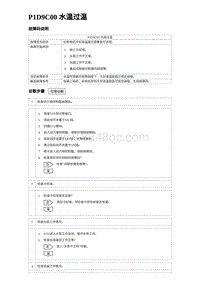 2023元PLUS纯电诊断 P1D9C00 水温过温