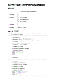 2024比亚迪元UP诊断 P2BAC00 因BSC故障导致电池回馈量超限