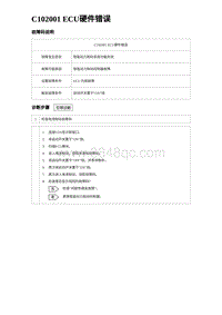 2024比亚迪元UP诊断 C102001 ECU硬件错误