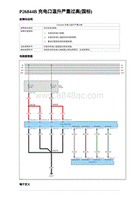 2023元PLUS纯电诊断 P26844B 充电口温升严重过高 国标 