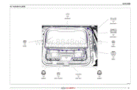 2022小蚂蚁eQ1电路图 背门线束插件位置图 