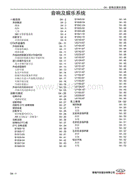 2022瑞虎5X PLUS维修 04 音响及娱乐系统 