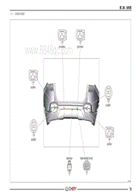 瑞虎5x国六 （六） 后保险杠线束图