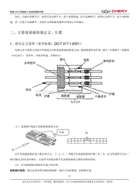 二 主要线束插接器定义 位置