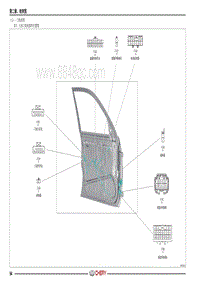 2021瑞虎3 FL电路图 （五） 门线束图