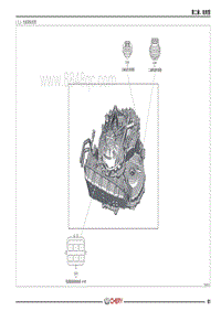 2022瑞虎5X PLUS电路图 九 变速箱线束图
