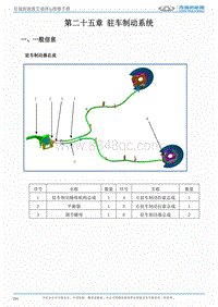 2017艾瑞泽5e 第二十五章 驻车制动系统