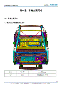 2017小蚂蚁eQ1 第一章 车身主要尺寸