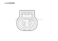 2023蔚来EC7电路图 FCH09 进水温度传感器 