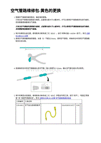 2023蔚来EC7维修 空气管路维修包-黄色